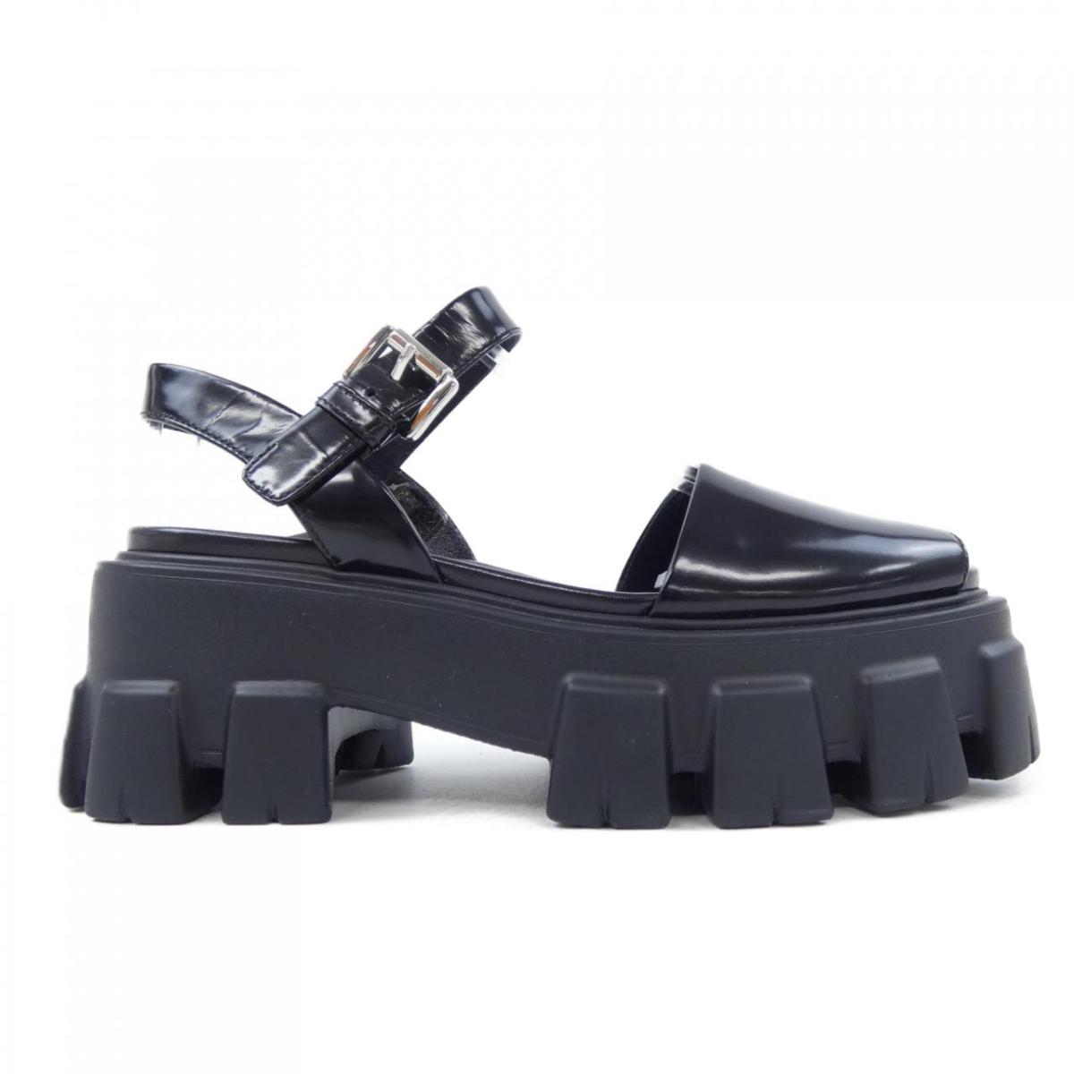 プラダ PRADA モノリス 1X526M サンダル【中古】