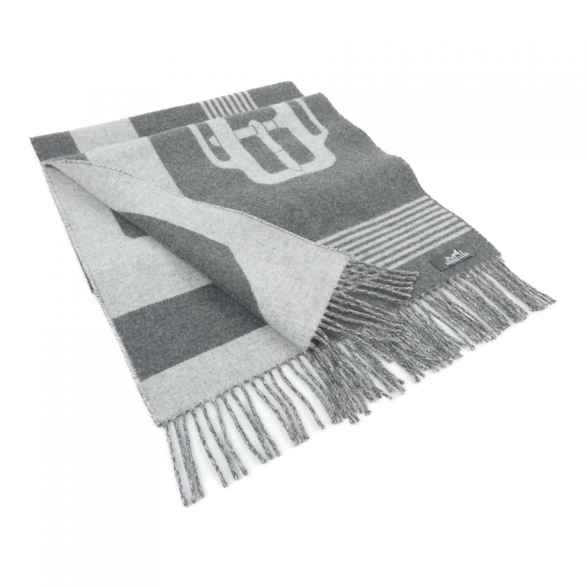 エルメス HERMES H259118S サングルアブックル MUFFLER【中古】