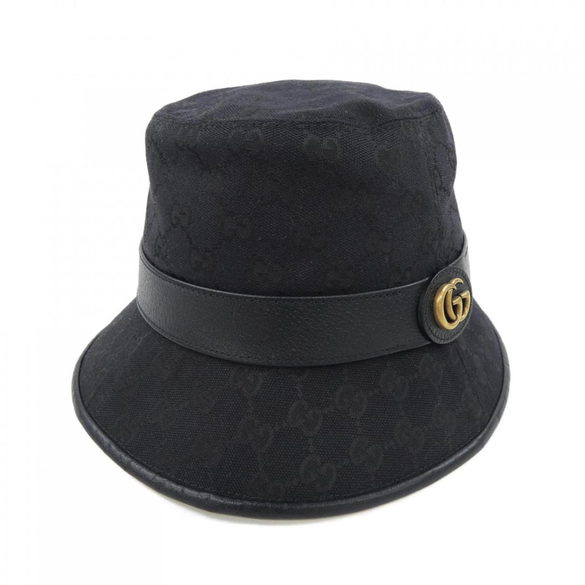 グッチ GUCCI ダブルG付き添い人 GG帆布 井戸釣瓶かぶり笠 576587 4HG53 かぶり笠【中古】