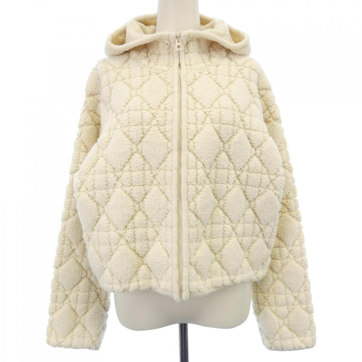 ディオール CHRISTIAN DIOR カナージュ 羊毛 \u0026 カシミール 雑ぜ合わせる 514G08A3400 上衣【中古】
