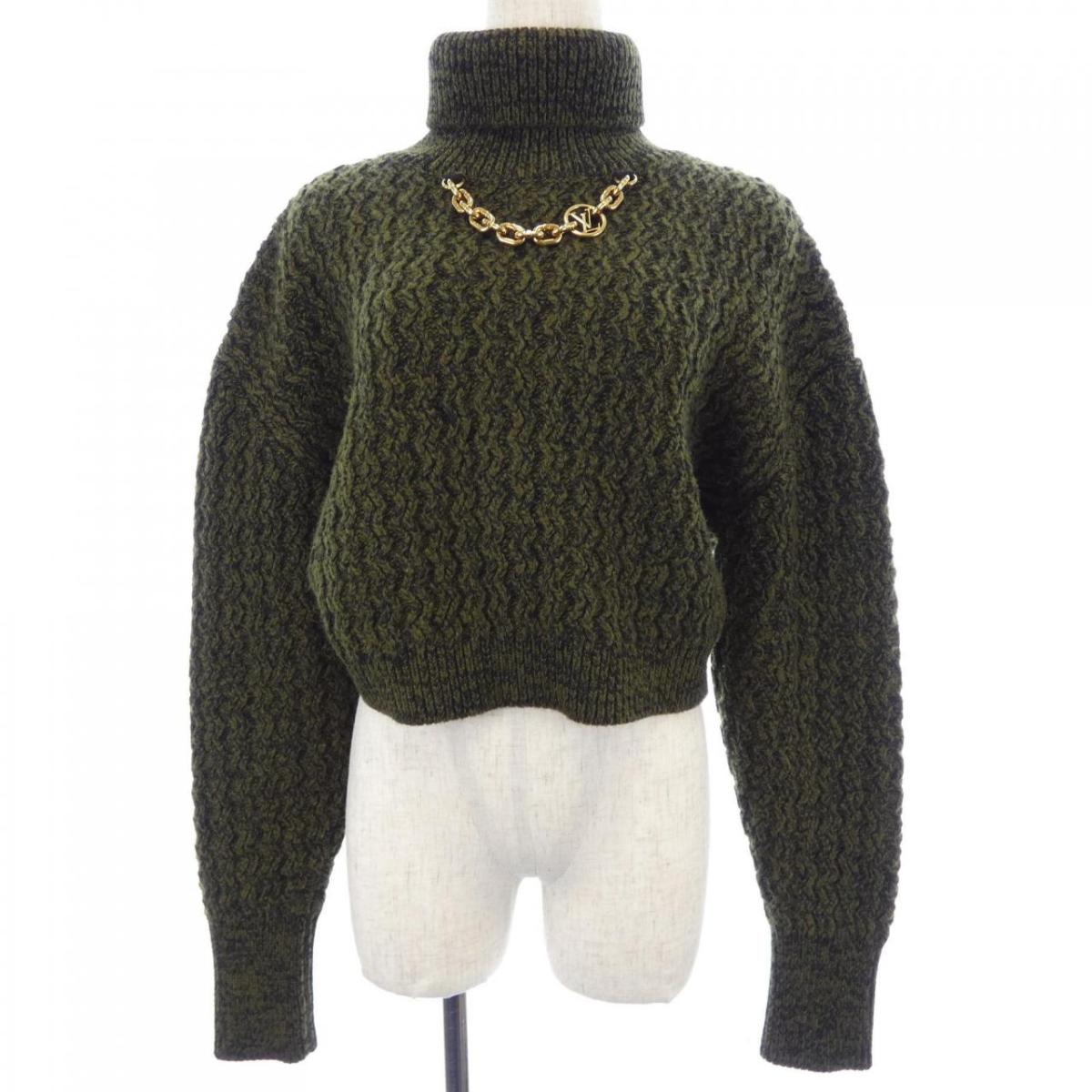 ルイヴィトン LOUIS VUITTON リブニットクロップドタートルネック FPKL23AMK ニット【中古】|KOMEHYO ONLINESTORE 店