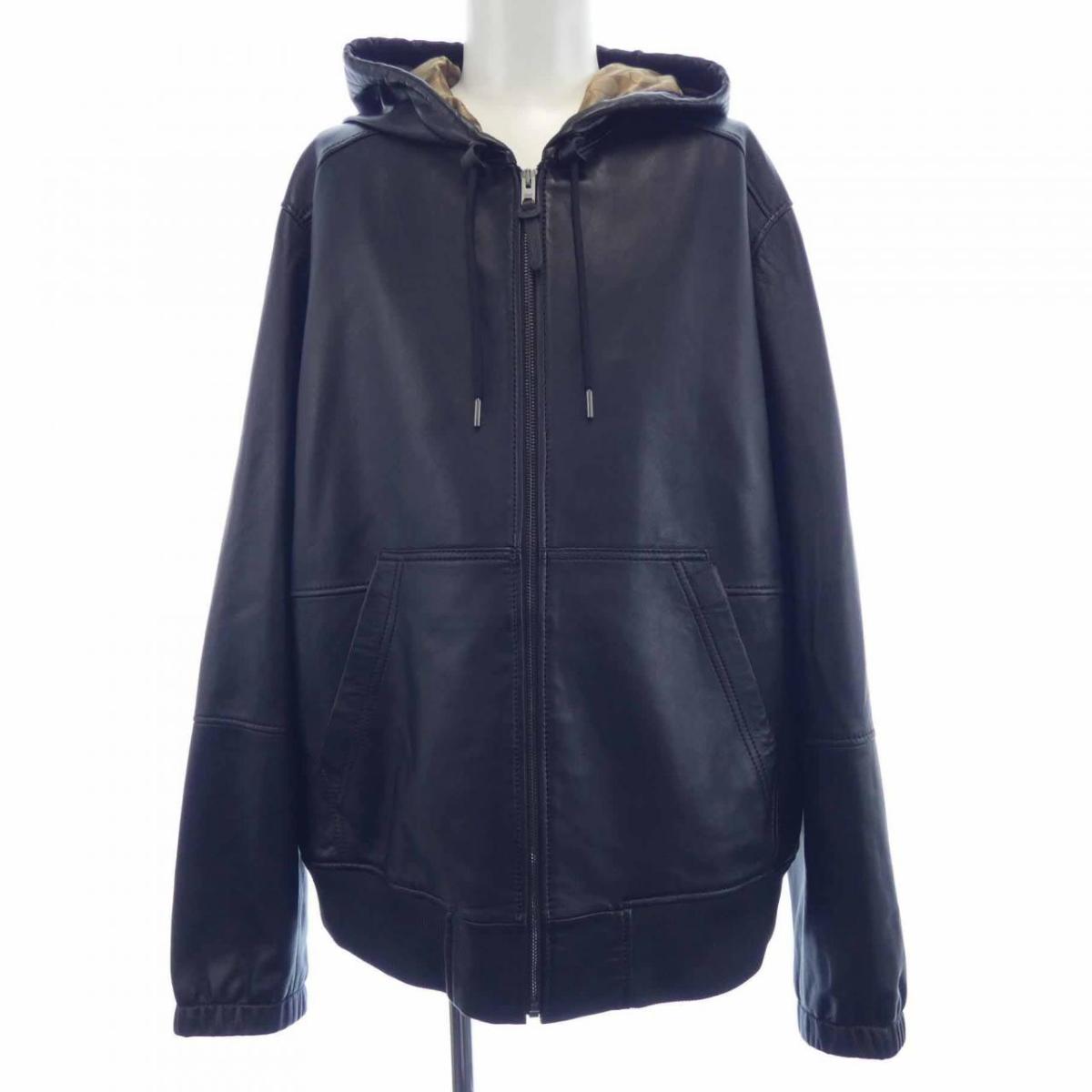 楽天市場】y□コーチ/COACH リバーシブルフードレザーJKT Reversible