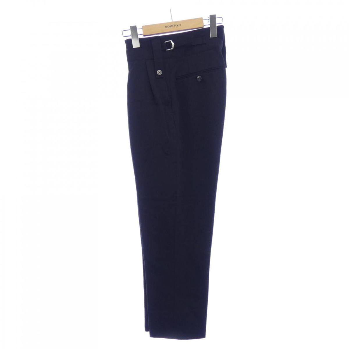 楽天市場】NEAT ウールモヘア混 ストライプ ツータックパンツ 48