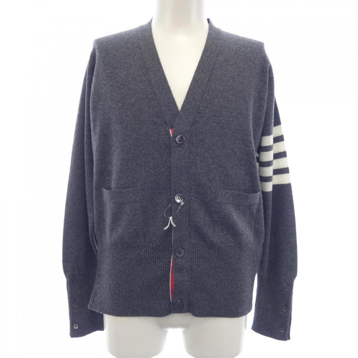 トム赤銅色 THOM BROWNE MKC001A-00011 ジレー【中古】