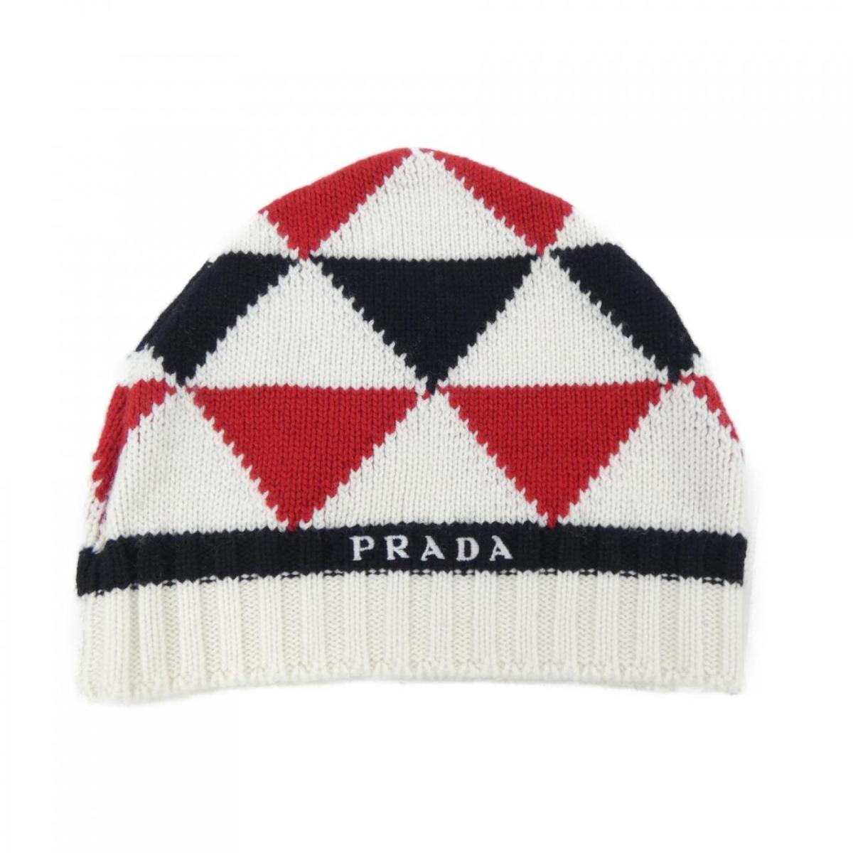プラダ PRADA 27459 S212 10N4 ニットキャップ【中古】