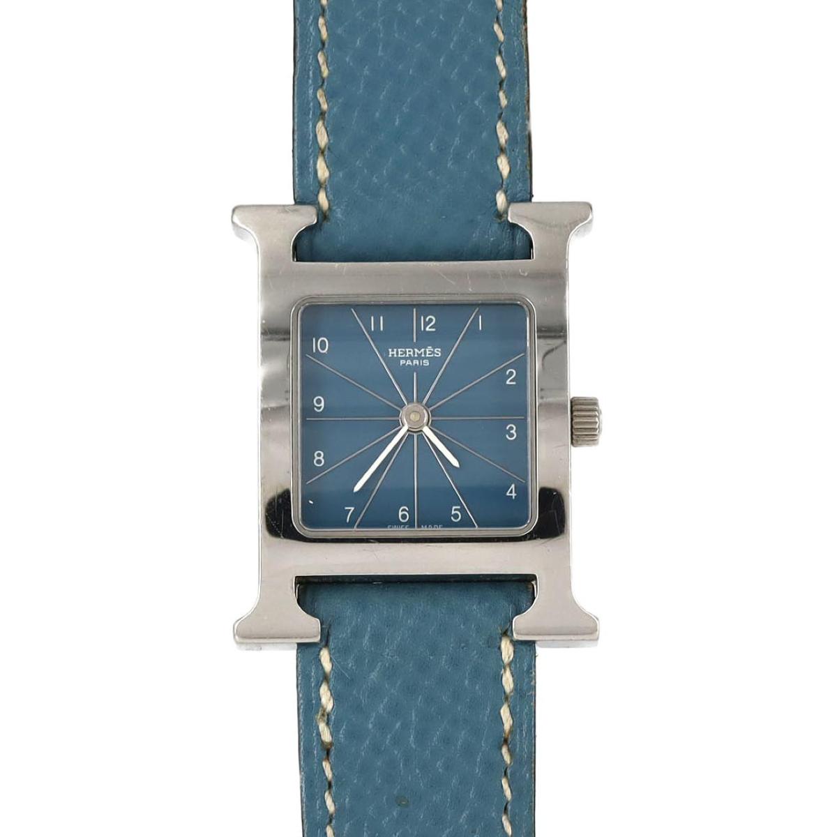 【ノーメンテナンス還元価格】エルメス Hウォッチ HH1.210 SS クォーツ【中古】