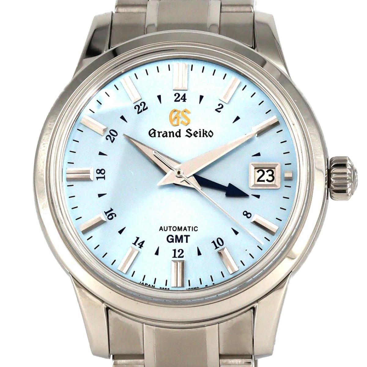 セイコー 地びたセイコー･奥ゆかしい寄せあわせ GMT LIMITED 9S66-00M0/SBGM253 SS 自動小銃巻【中古】 腕時計-メンズ腕時計
