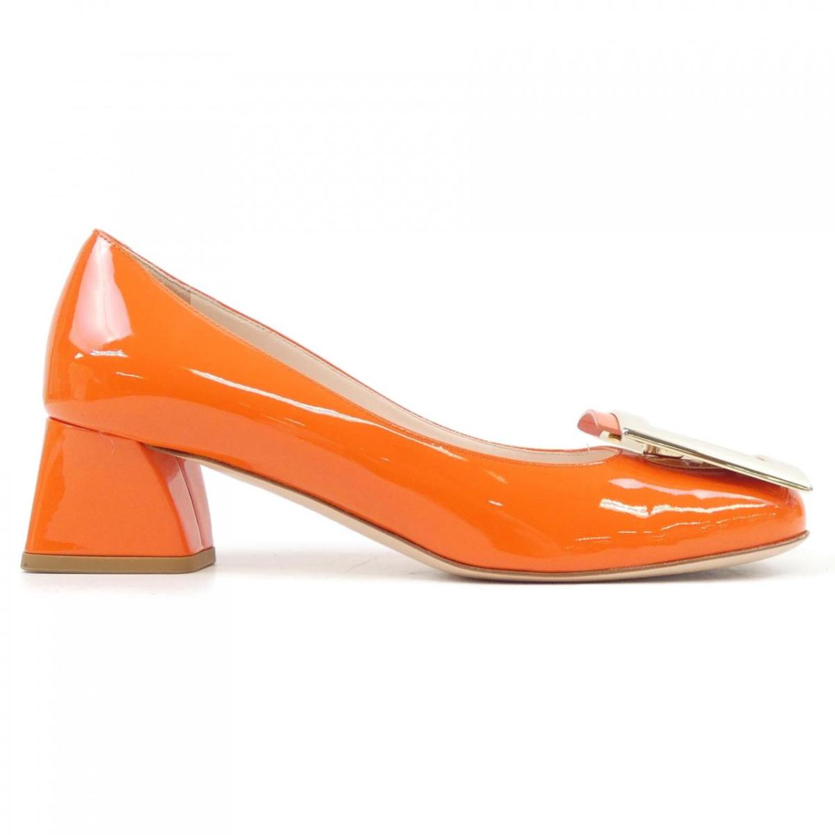 ロジェヴィヴィエ ROGER VIVIER トレ ヴィヴィエ 金属元素バックル パンプス【中古】
