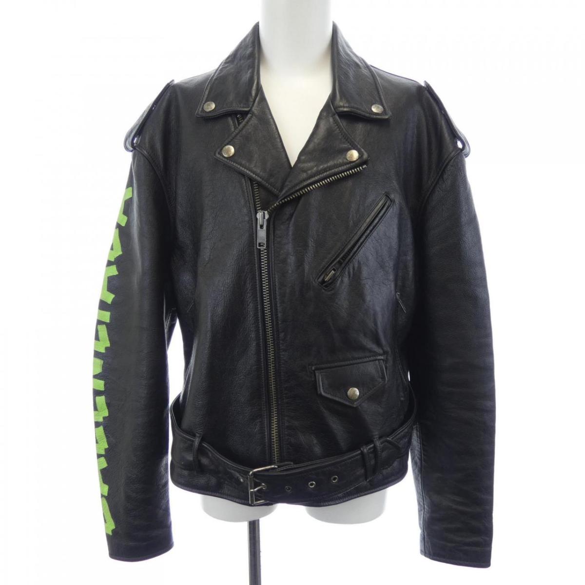 楽天市場】バレンシアガ ライダースジャケット サイズ34 ブラック