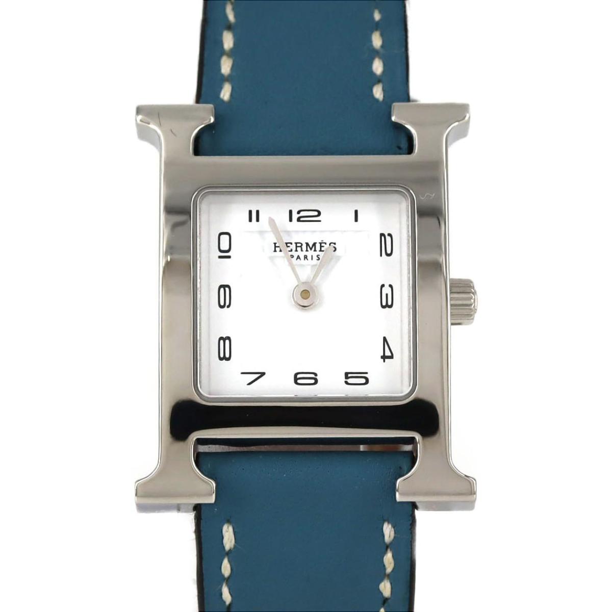 エルメス H御覧なさる HH1.210 SS 石英【中古】