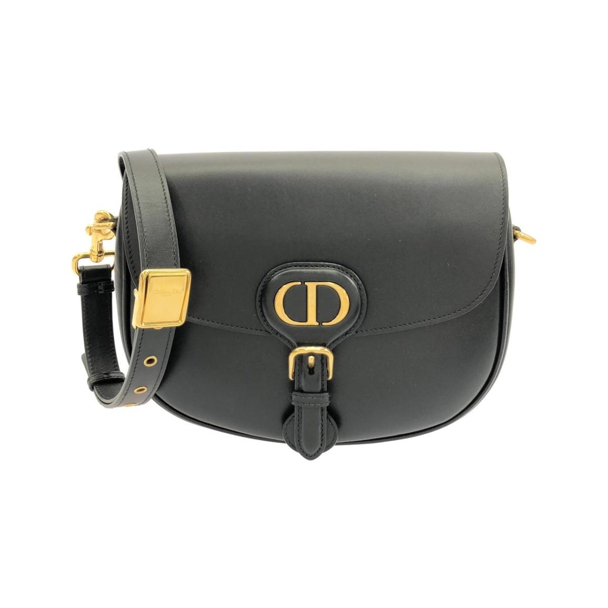 ディオール ボビー スモール ショルダーバッグ レザー M9317UMOL_M900 ブラック レディース Dior  中古 ディオール ボビー スモール ショルダーバッグ レザー M9317UMOL_M900