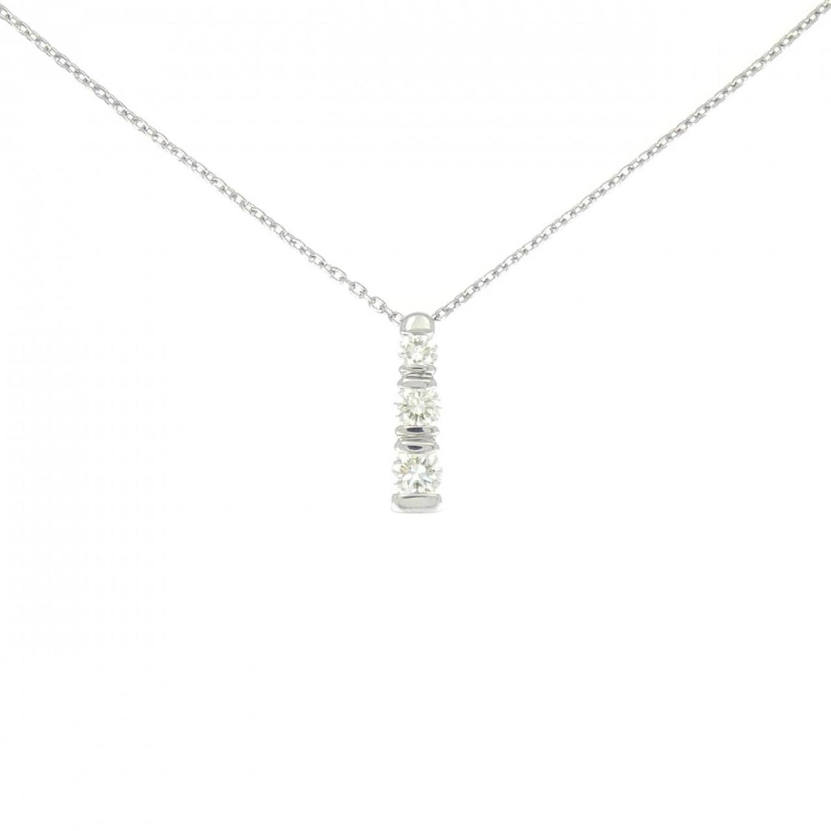 K18WG ダイヤモンド ネックレス 0.40CT【中古】｜KOMEHYO ONLINESTORE 店