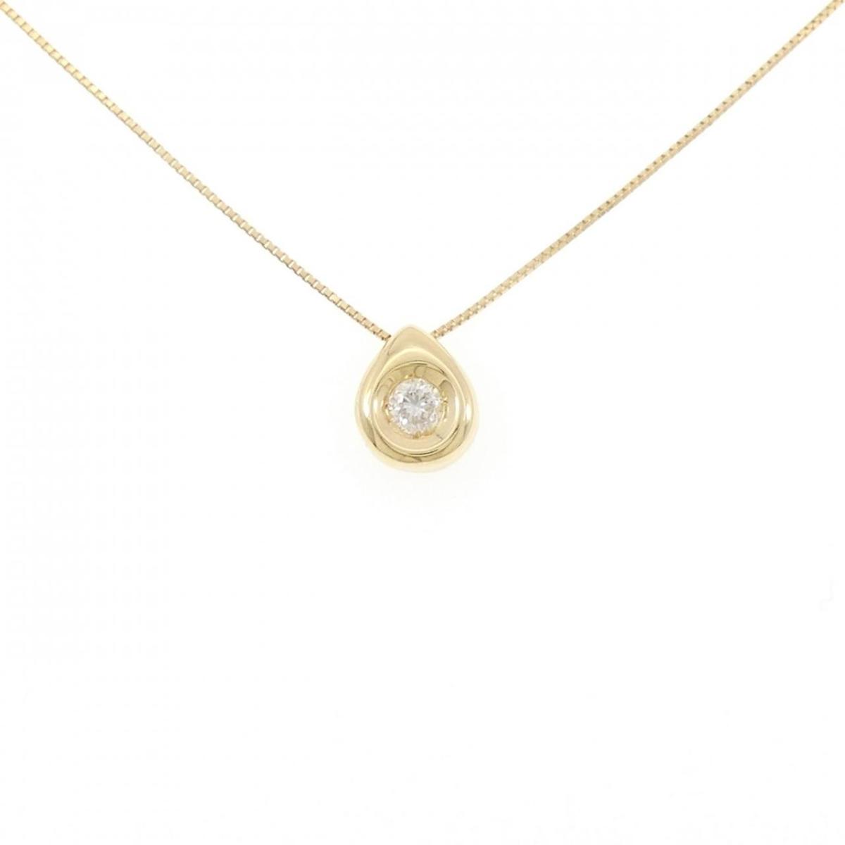 K18YG ダイヤモンド ネックレス 0.30CT【中古】