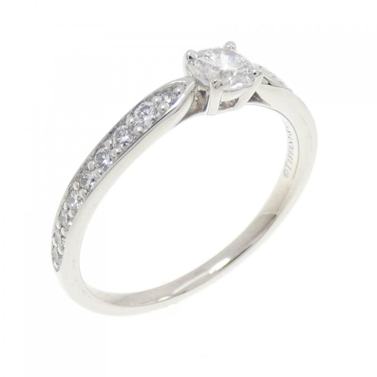 ティファニー ハーモニー リング 0.23CT F SI1 3EXT【中古】