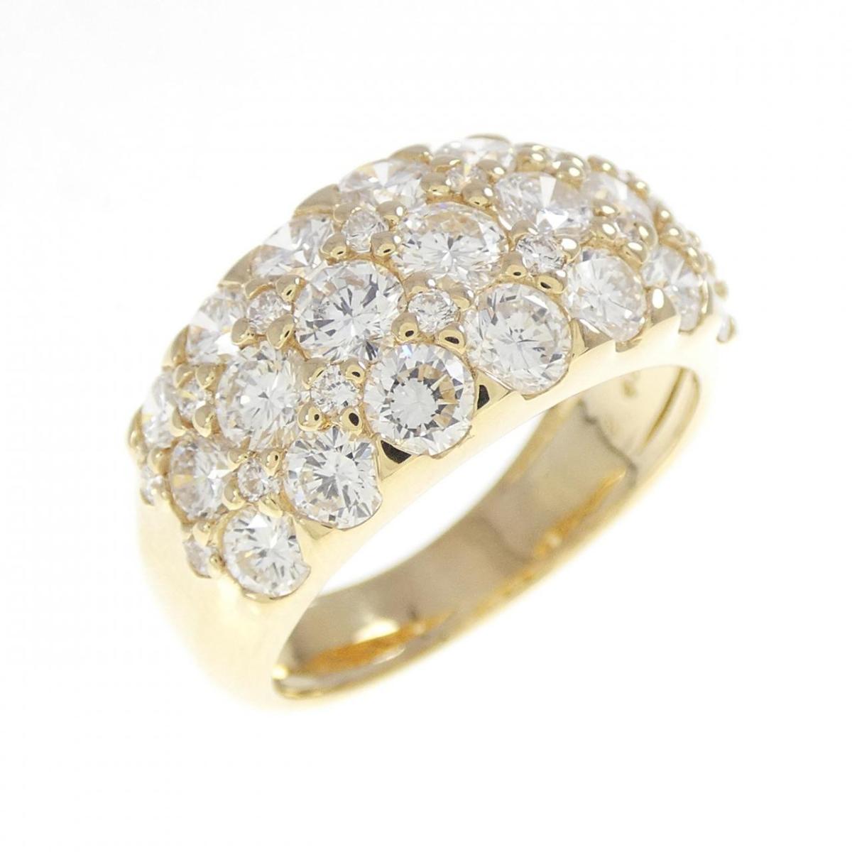 K18YG ダイヤモンド リング 2.43CT【中古】