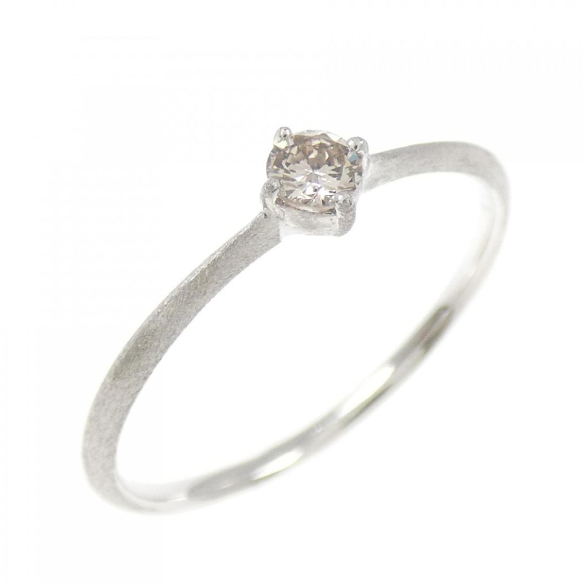 K18WG ダイヤモンド リング 0.09CT【中古】｜KOMEHYO ONLINESTORE 店 28,470円