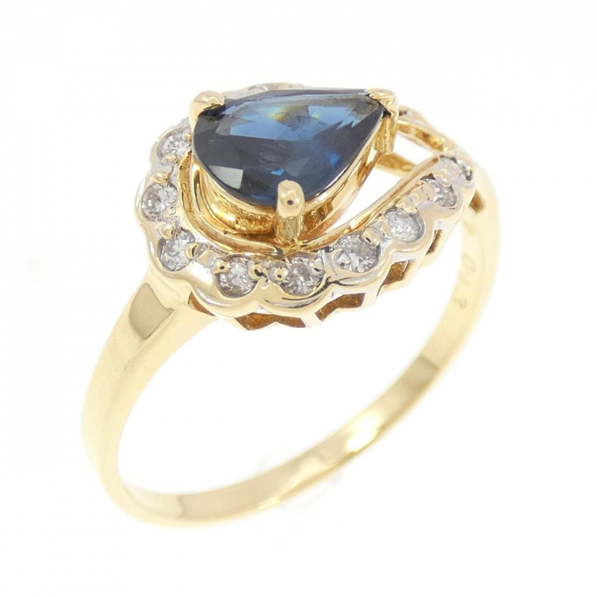 750YG/750WG サファイヤ リング 0.60CT【中古】|KOMEHYO ONLINESTORE 店