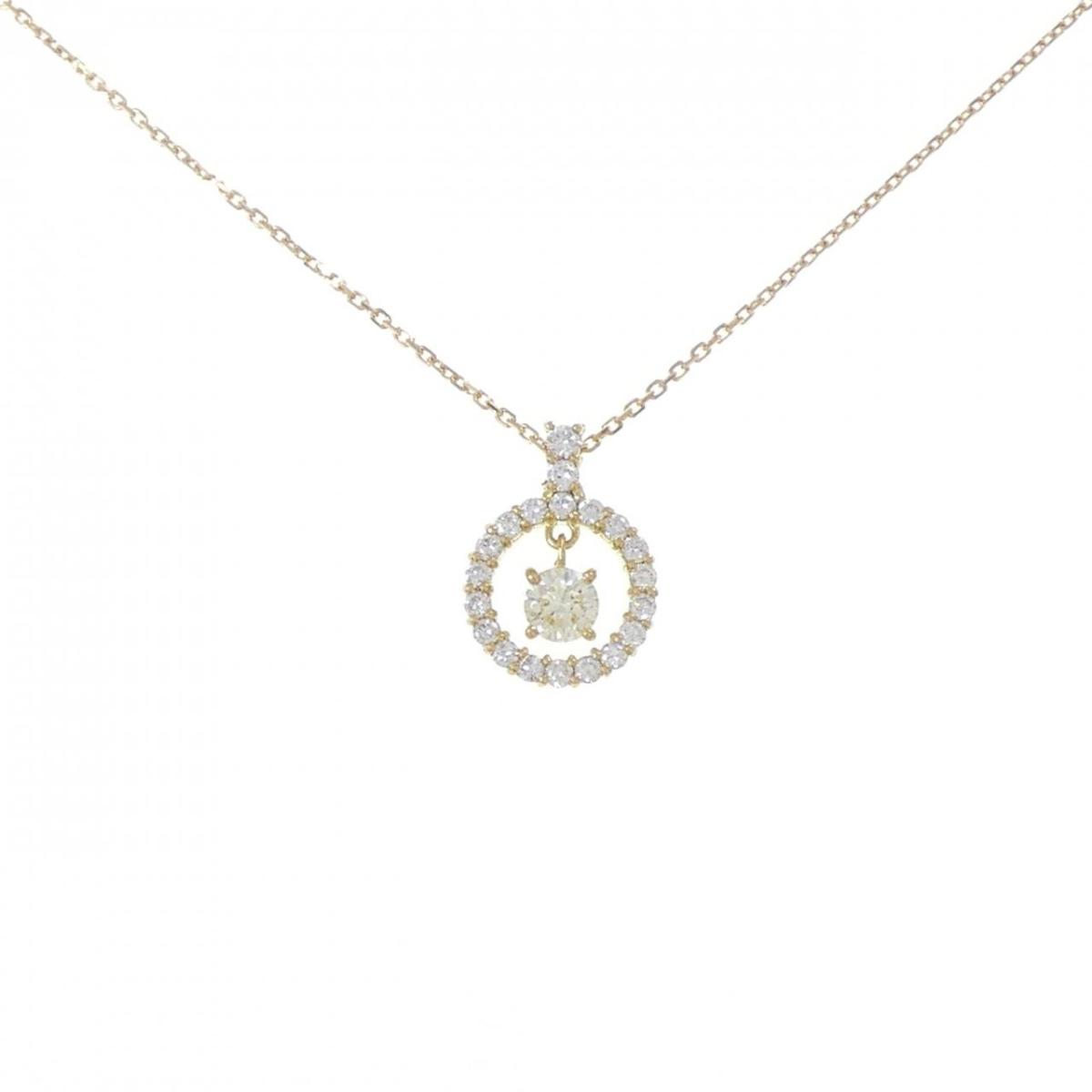 K18YG ダイヤモンド ネックレス 0.217CT【中古】｜KOMEHYO ONLINESTORE 店