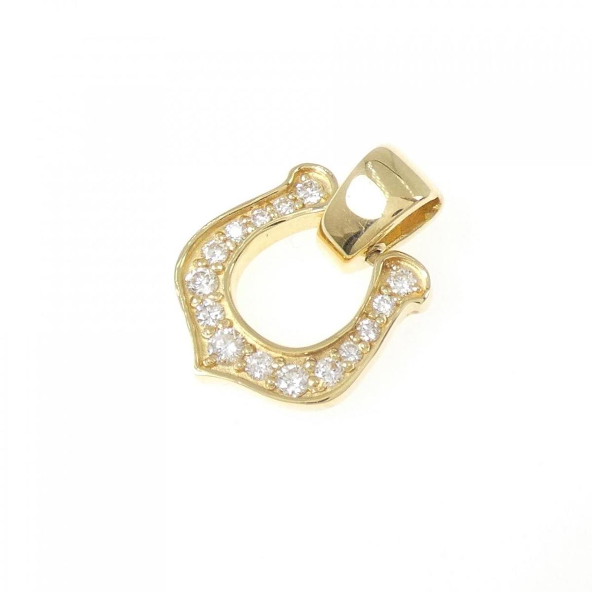 K18YG ダイヤモンド ペンダント 0.22CT【中古】