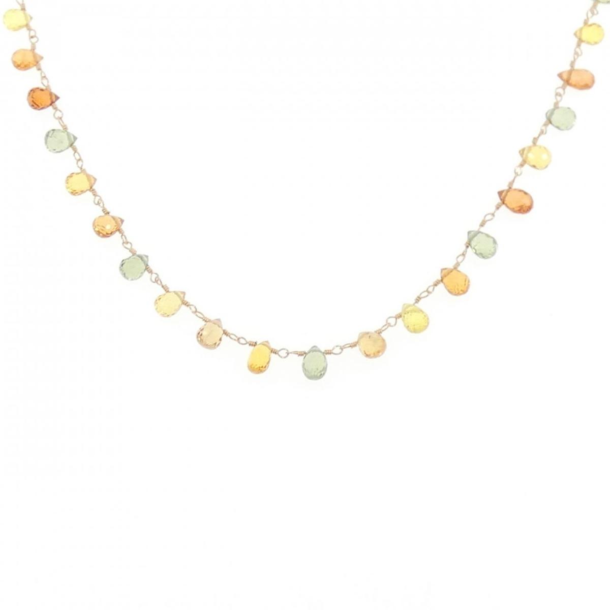 K18PG サファイヤ ネックレス 17.00CT【中古】|KOMEHYO ONLINESTORE 店