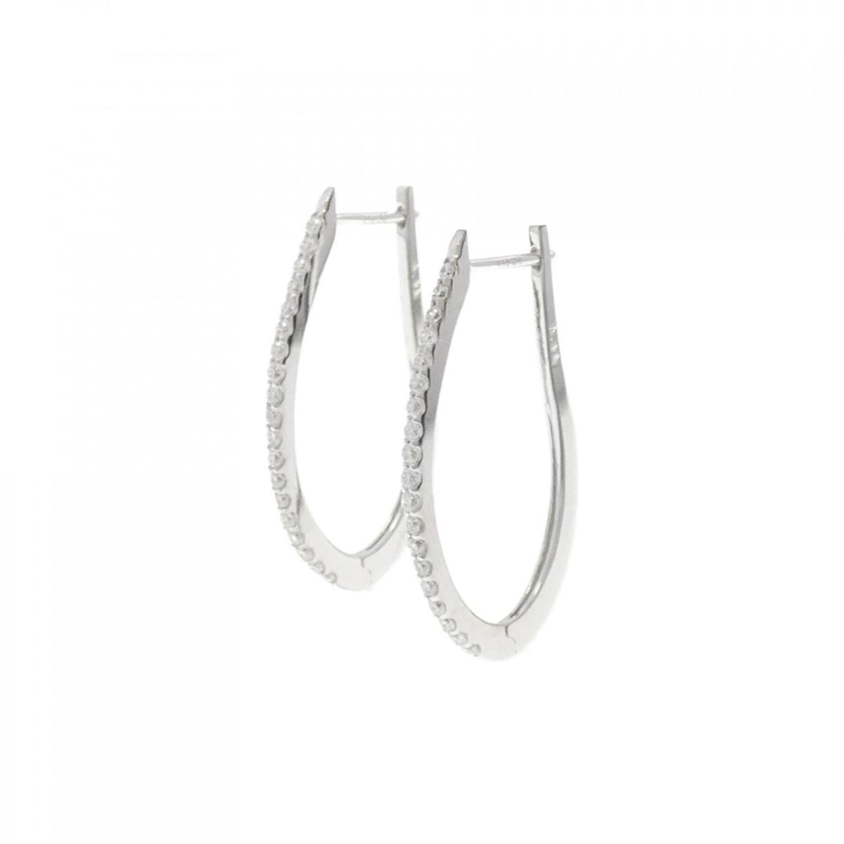 K18WG ダイヤモンド ピアス 0.36CT【中古】｜KOMEHYO ONLINESTORE 店