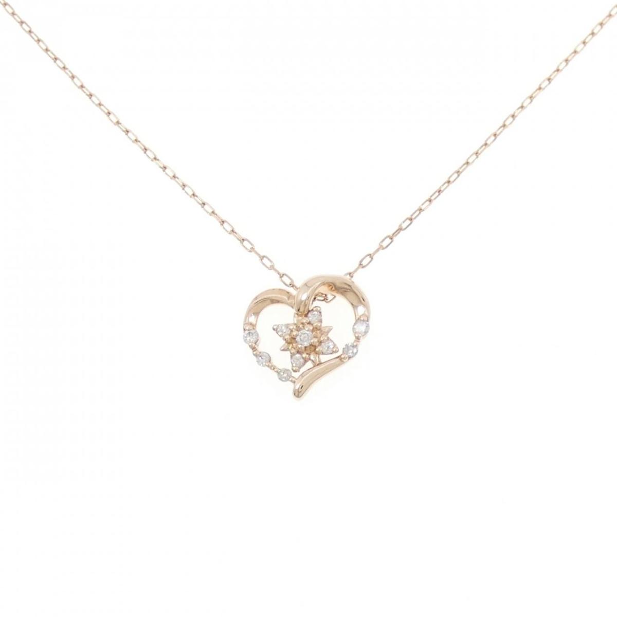 4゜C ハート ダイヤモンド ネックレス【中古】 22,338円