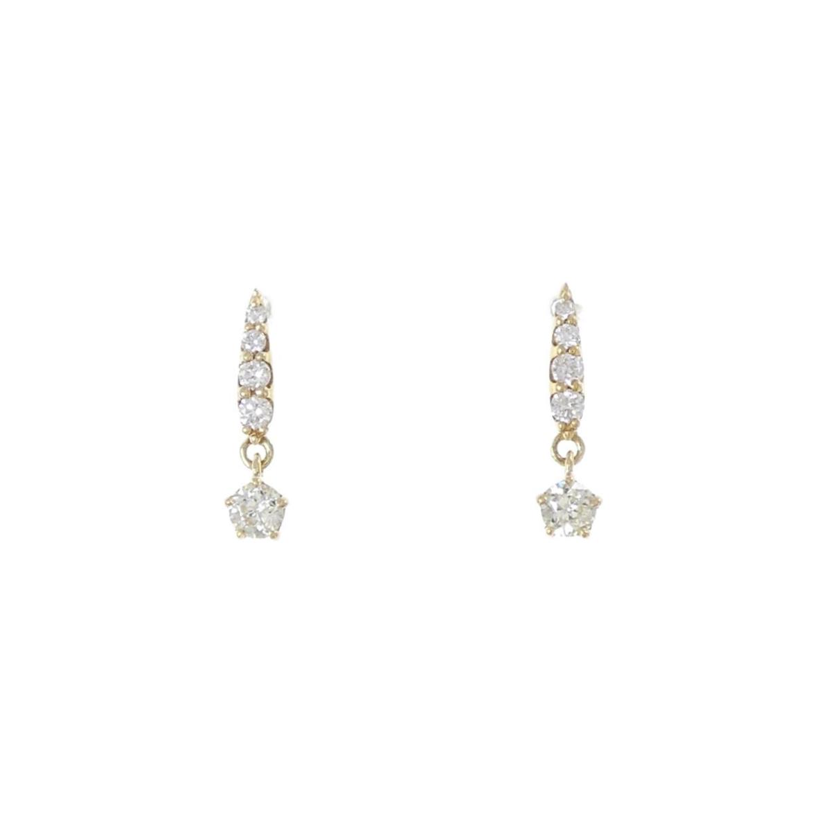 フェスタリア ダイヤモンド ピアス 0.27CT【中古】