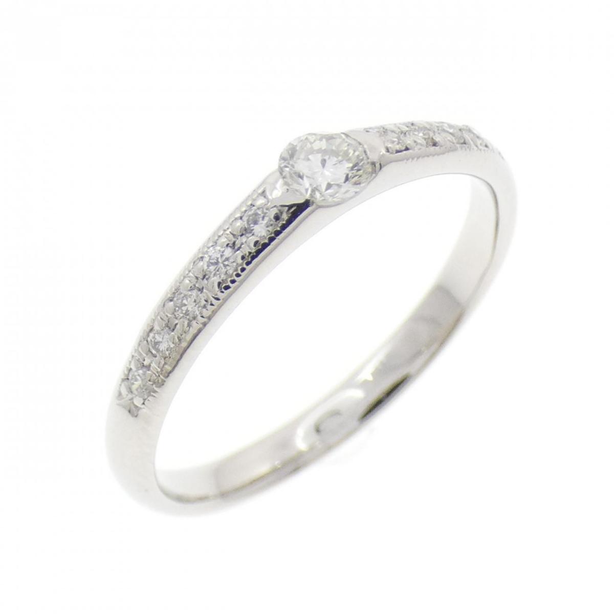 PT900 ダイヤモンド リング 0.19CT【中古】