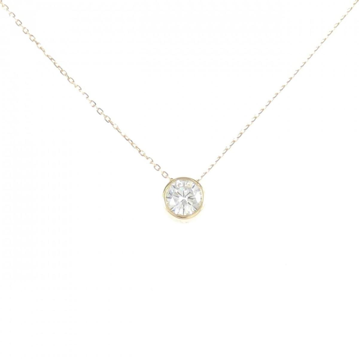 K18YG ソリティア ダイヤモンド ネックレス 0.405CT【中古】｜KOMEHYO ONLINESTORE 店 71,830円