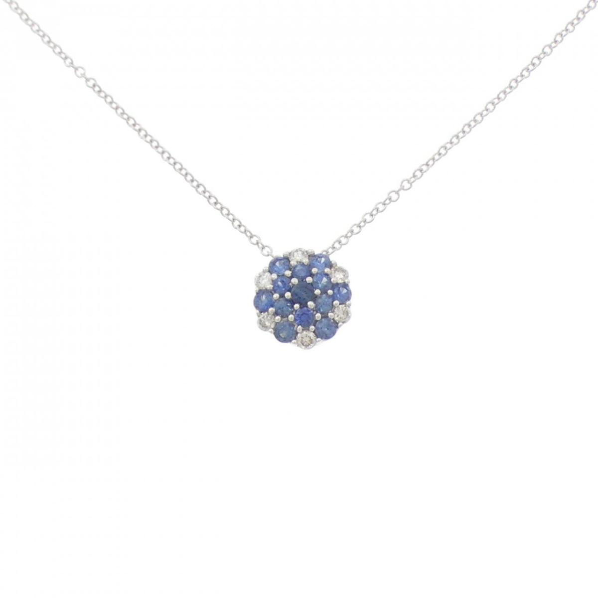 K18WG サファイヤ ネックレス【中古】|KOMEHYO ONLINESTORE 店