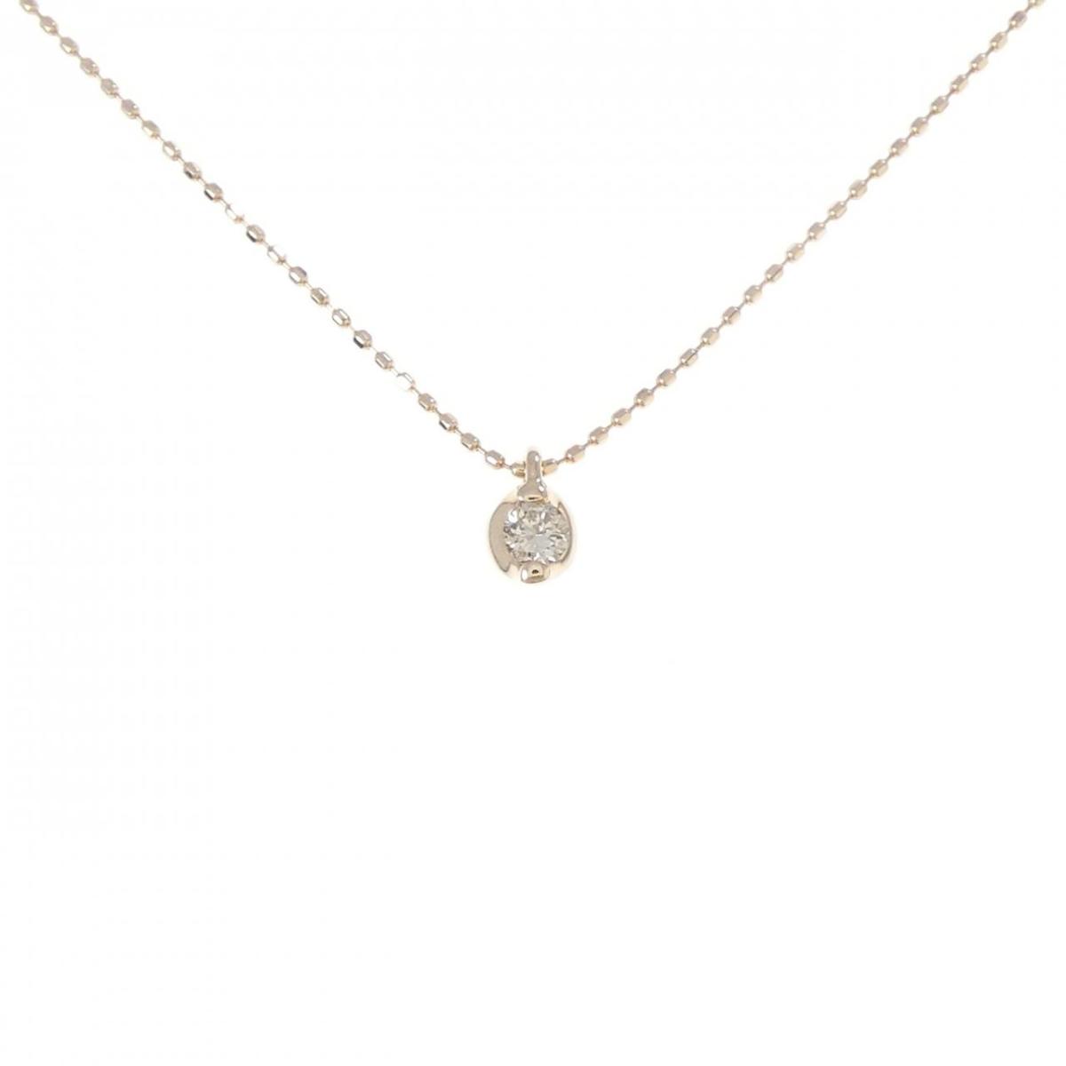 K10PG ダイヤモンド ネックレス 0.10CT【中古】|KOMEHYO ONLINESTORE 店