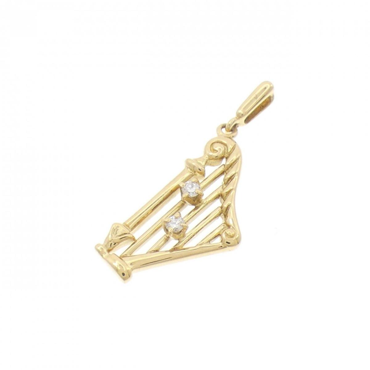 ミキモト ダイヤモンド ペンダント 0.04CT【中古】
