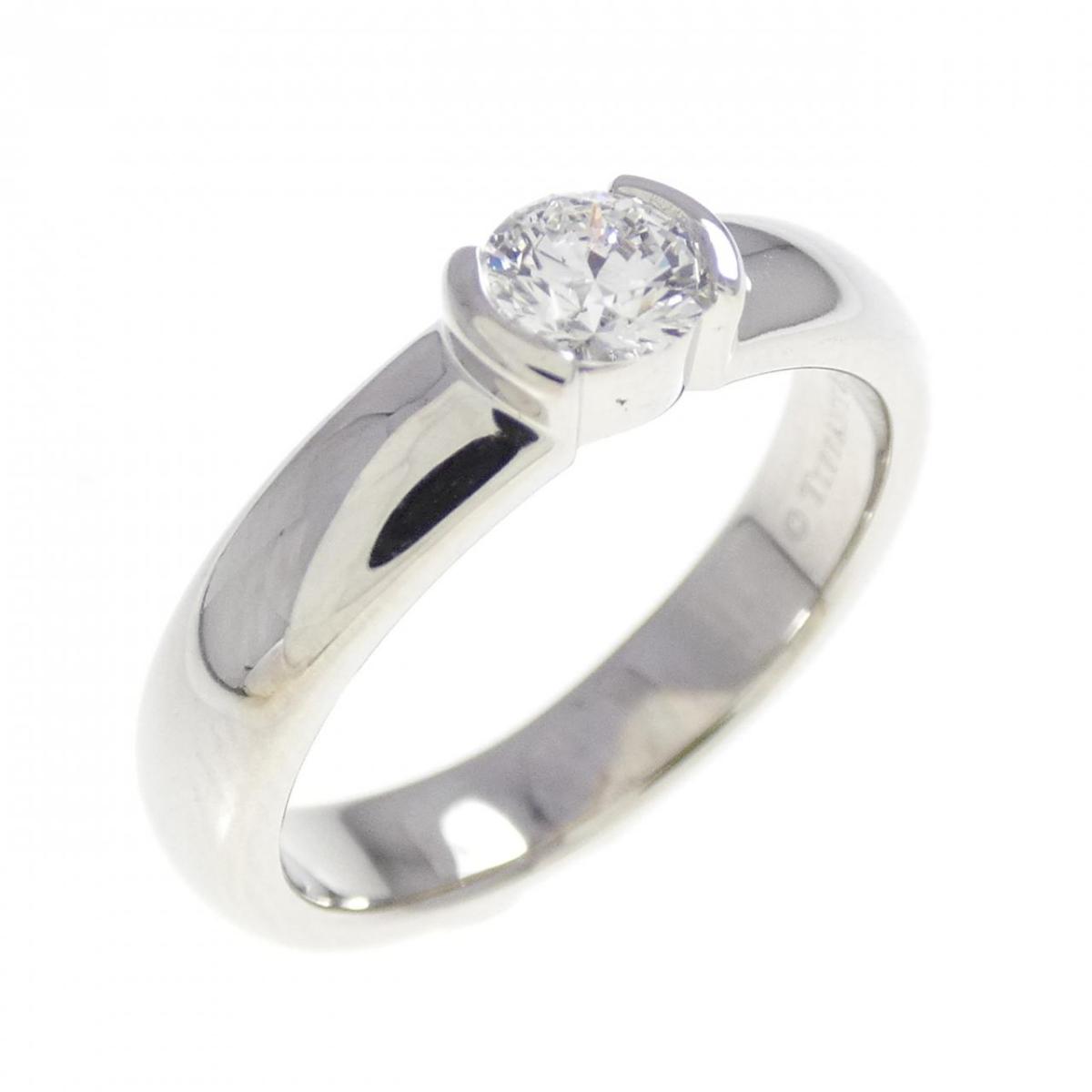 ティファニー ドッツ リング 0.24CT D VVS2 3EXT【中古】