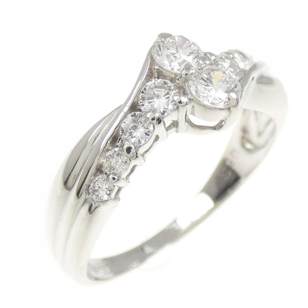 PT1000 ダイヤモンド リング 0.53CT【中古】
