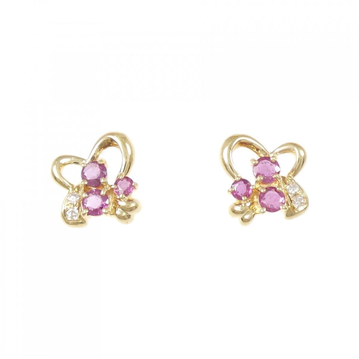K18YG ルビー ピアス 0.50CT【中古】|KOMEHYO ONLINESTORE 店