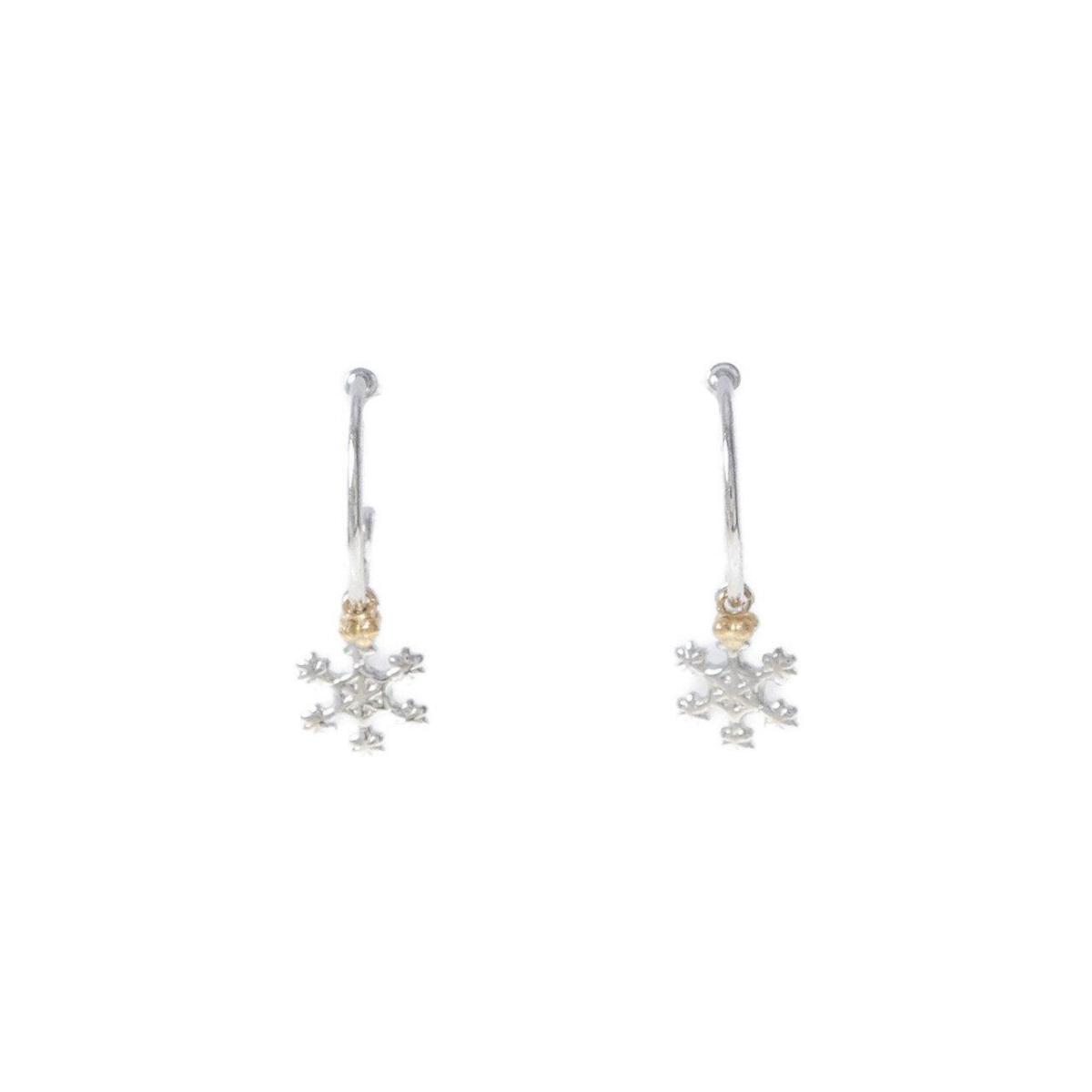 K18WG/K18YG スノーフレーク ピアス【中古】|KOMEHYO ONLINESTORE 店