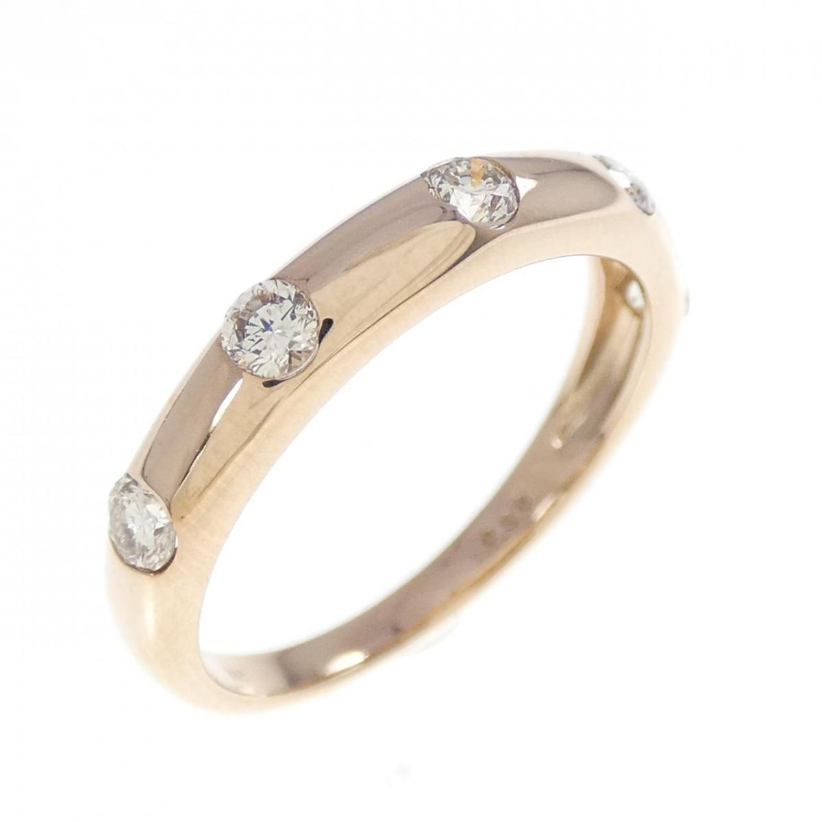 K18PG ダイヤモンド リング 0.30CT【中古】