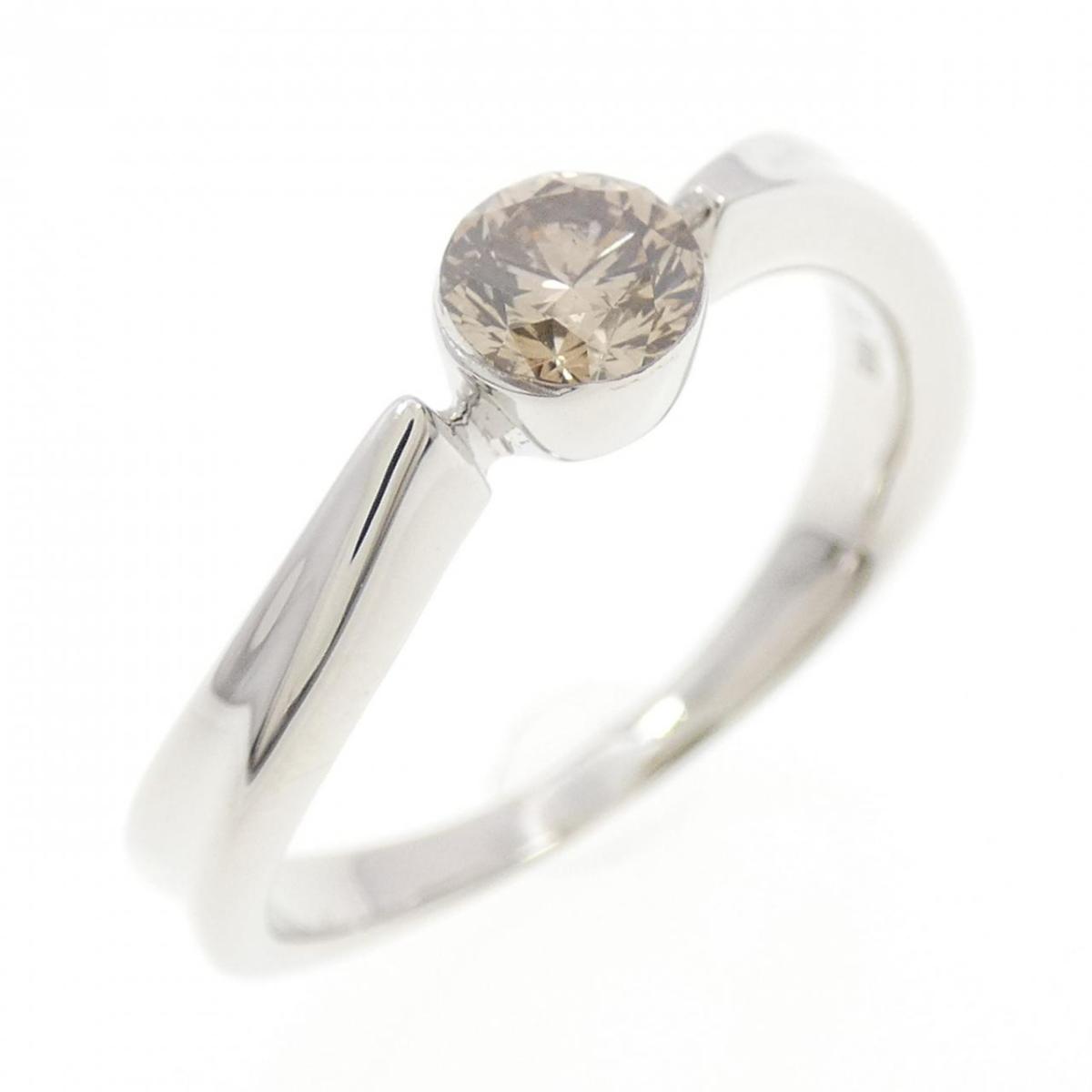 K18WG ダイヤモンド リング 0.30CT【中古】