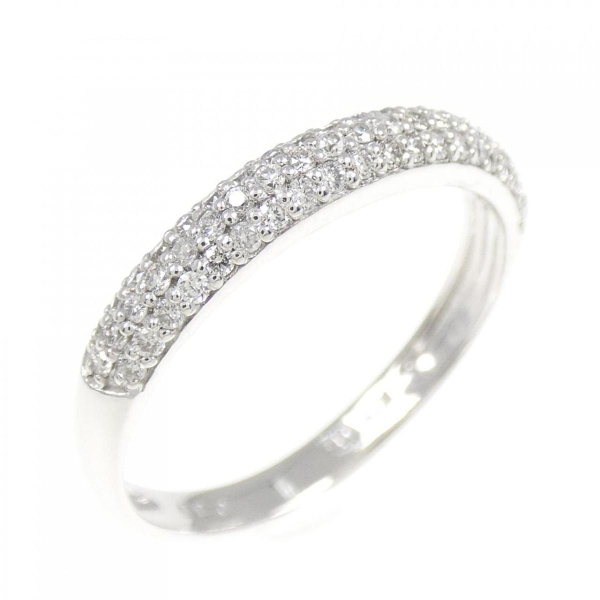 K18WG ダイヤモンド リング 0.30CT【中古】