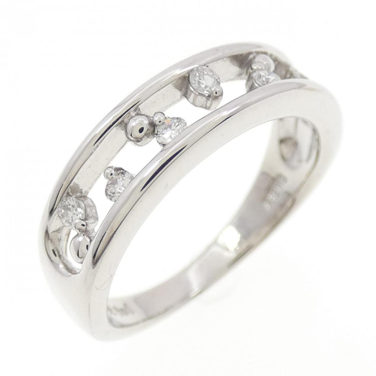 K18WG ダイヤモンド リング 0.15CT【中古】｜KOMEHYO ONLINESTORE 店