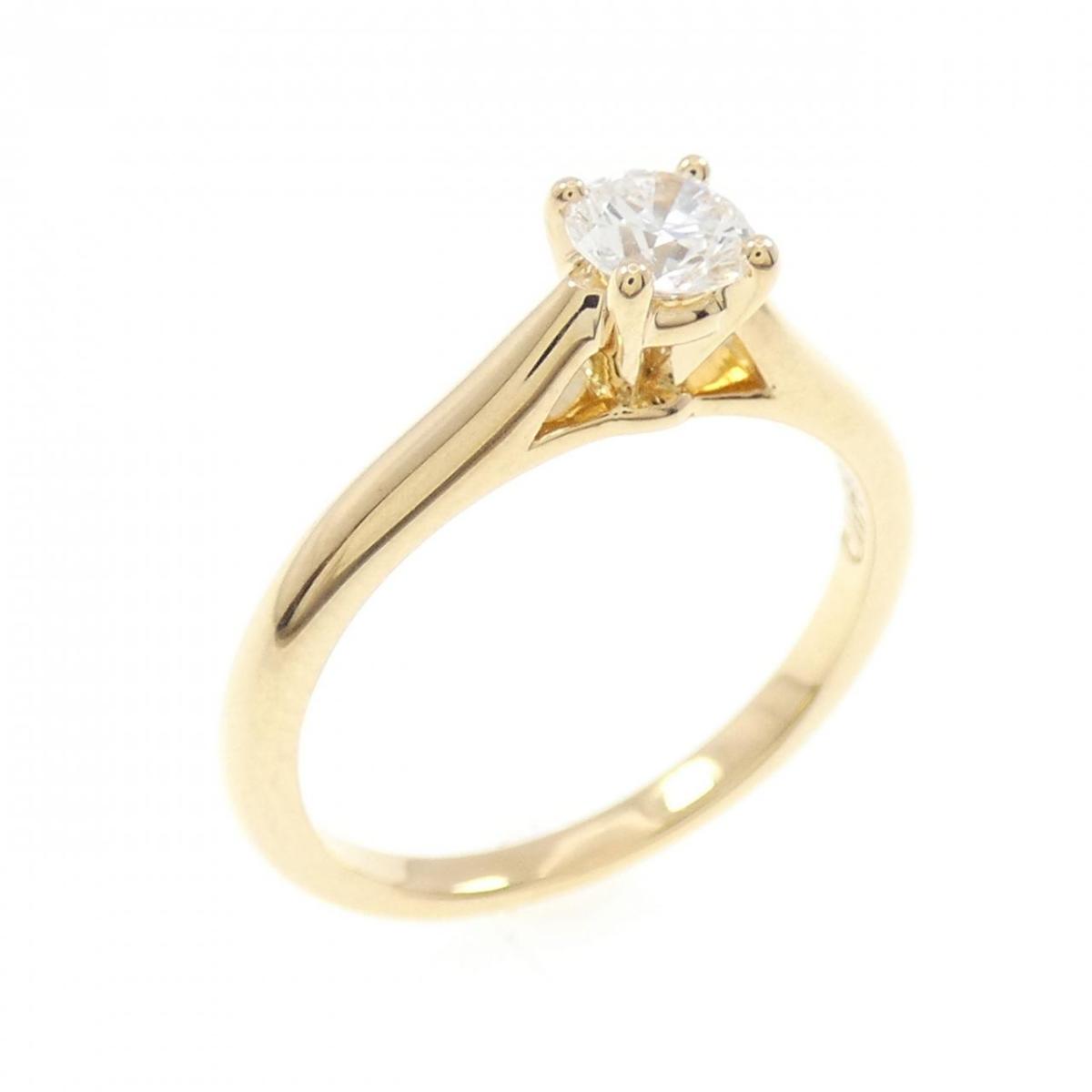 カルティエ 1895 ソリテール リング 0.25CT D VS1 3EXT【中古】