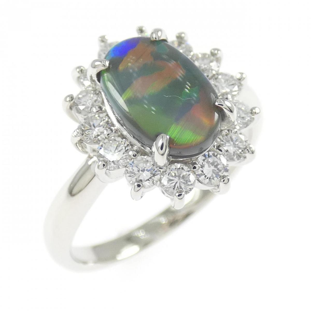 PT900 ブラックオパール リング 1.09CT【中古】｜KOMEHYO ONLINESTORE 店