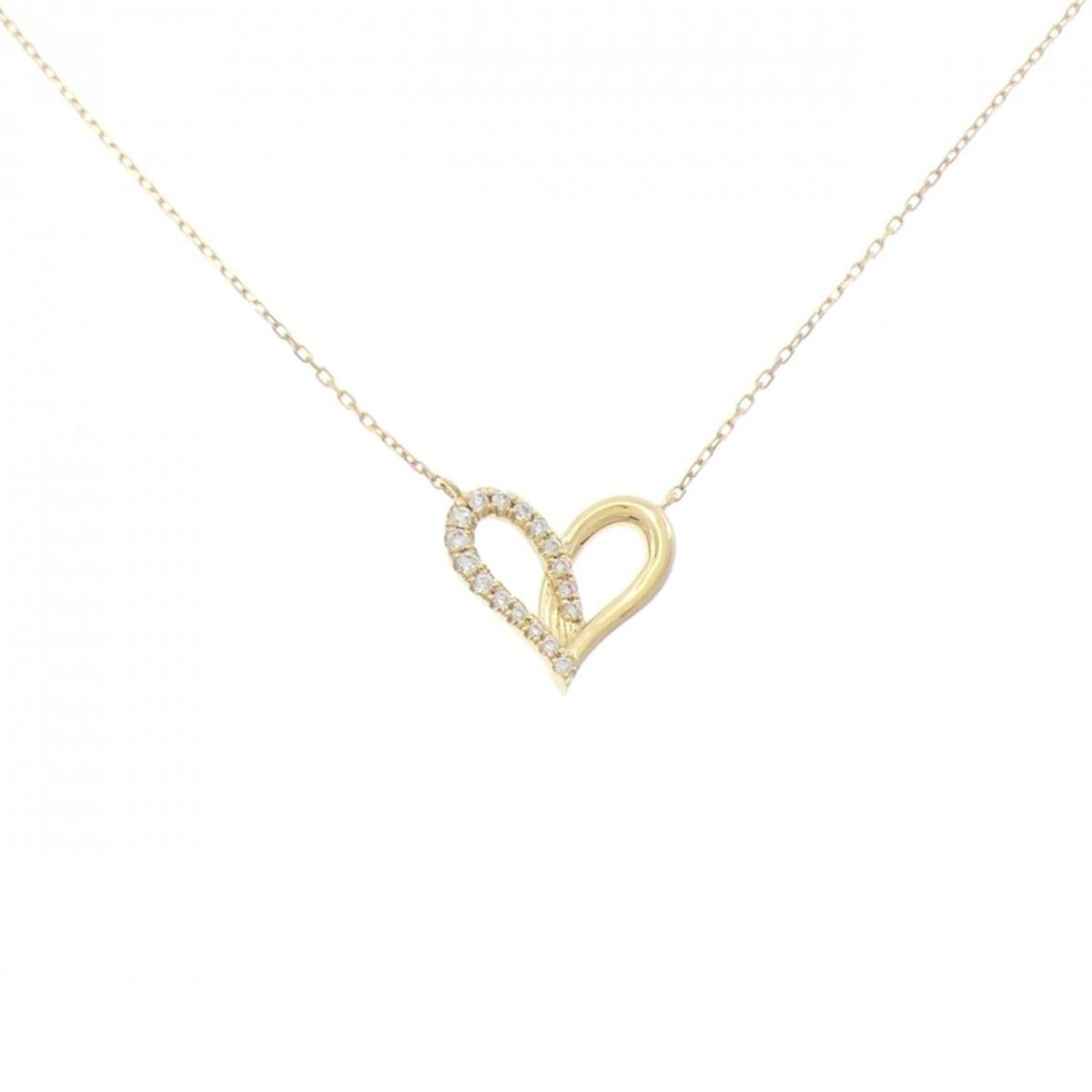 アーカー フィルージュ ハート ミディ ハーフ ネックレス 0.08CT【中古】 42,640円