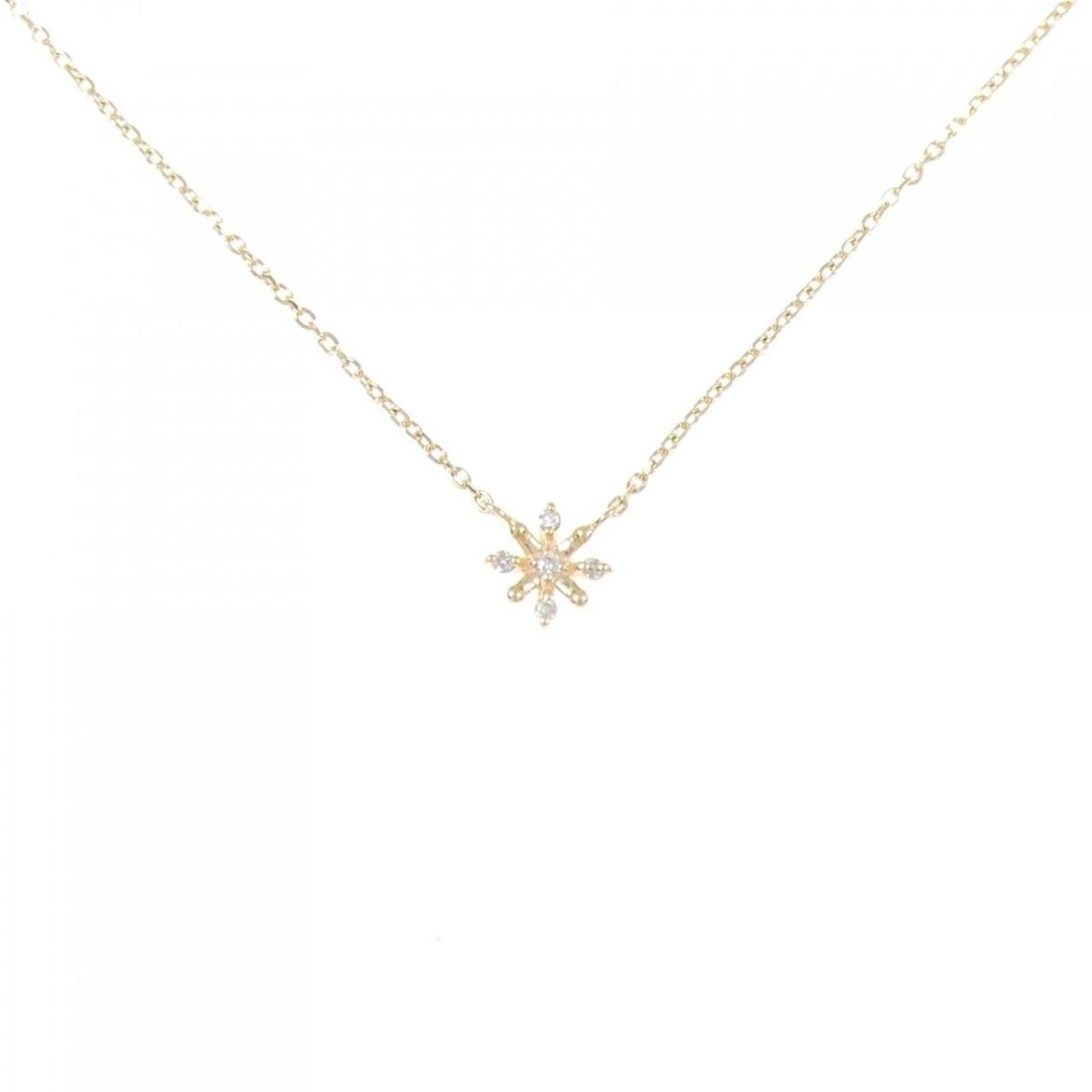 アガット ダイヤモンド ネックレス 0.03CT【中古】 20,592円