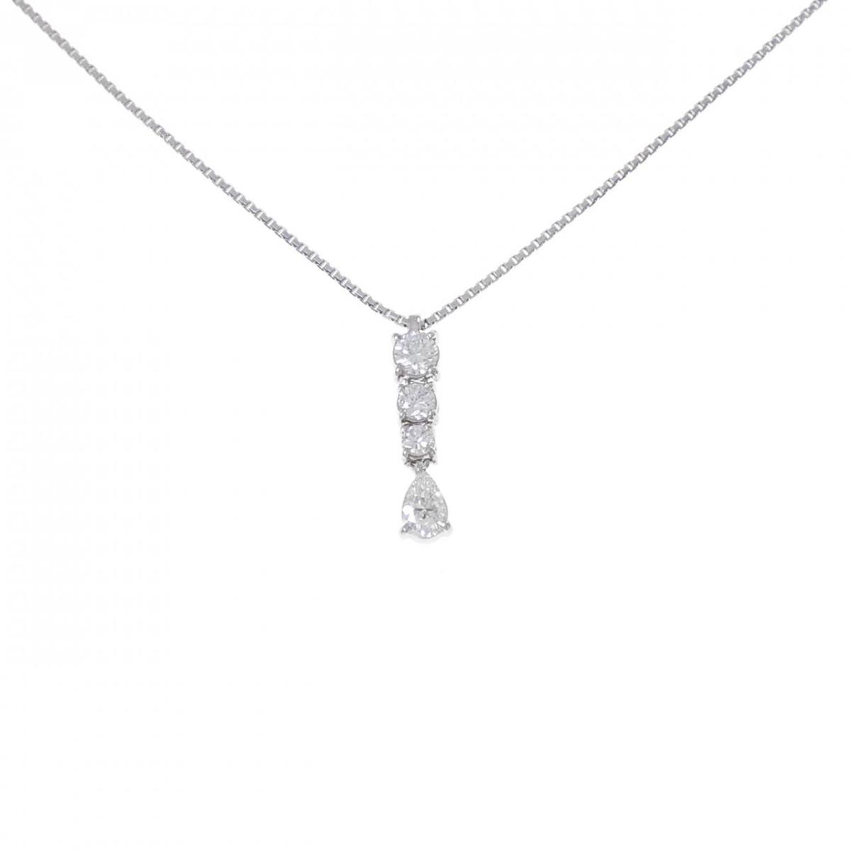 PT900/PT850 ダイヤモンド ネックレス 0.79CT【中古】｜KOMEHYO ONLINESTORE 店