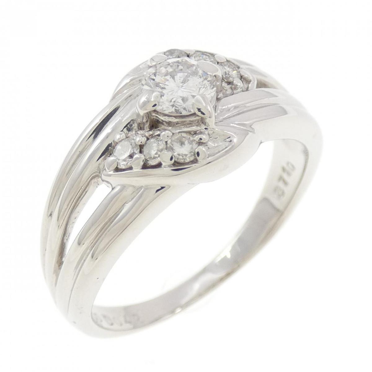PT900 ダイヤモンド リング 0.42CT【中古】