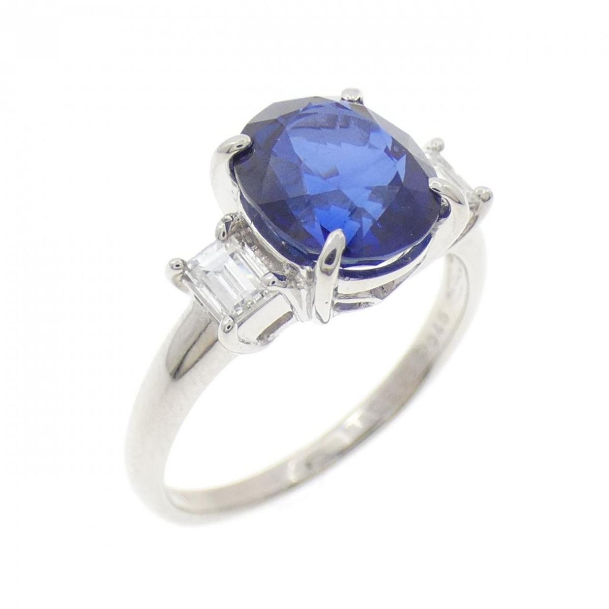 PT900 サファイヤ リング 2.946CT【中古】