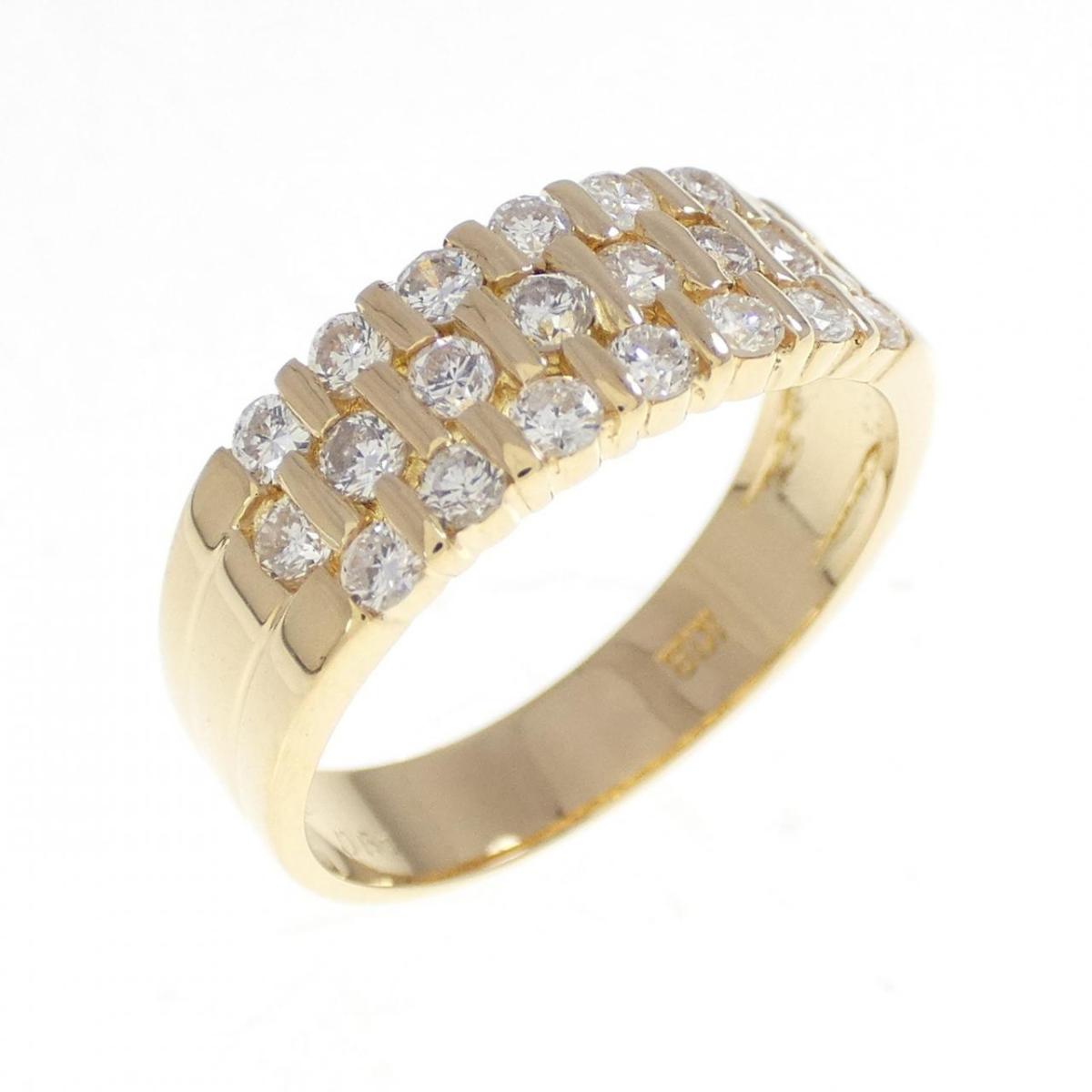 K18YG ダイヤモンド リング 0.61CT【中古】