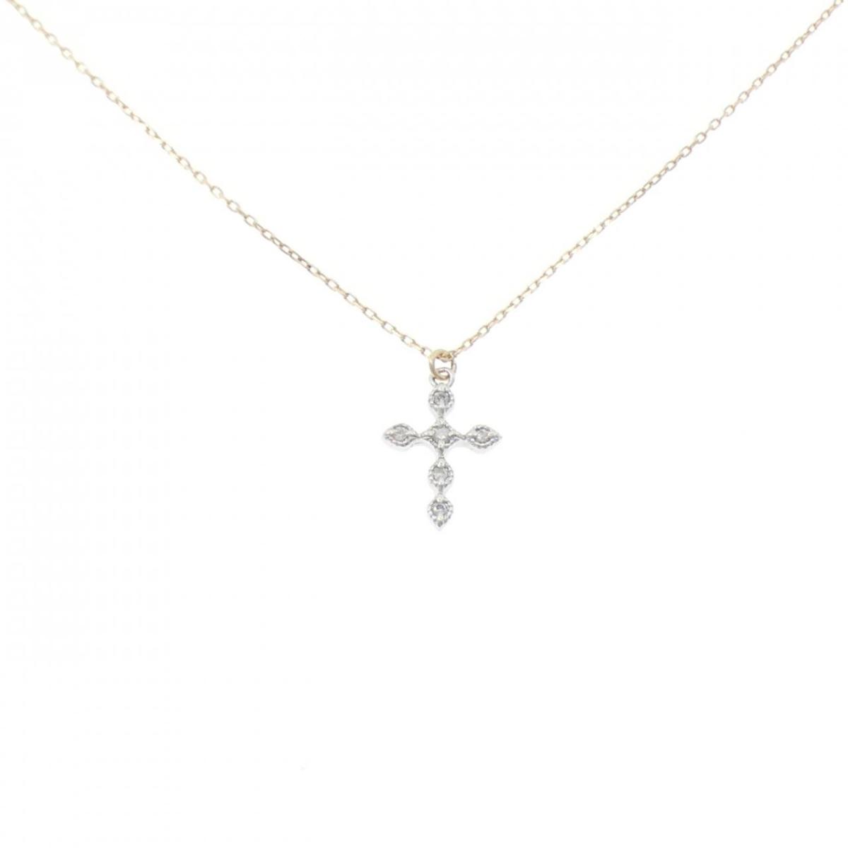 アガット ダイヤモンド ネックレス 0.03CT【中古】