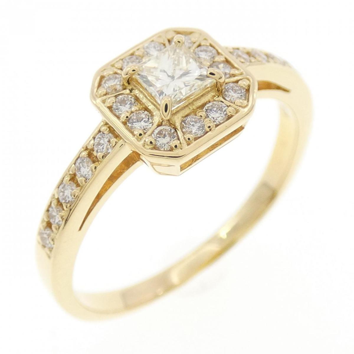 K18YG ダイヤモンド リング 0.17CT【中古】